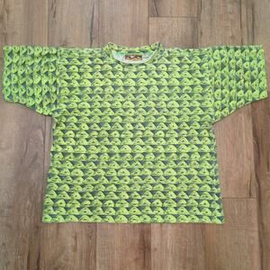 VTG Maui and Sons Adult XL Shirt Surf California Beach Ski Snowboard Ocean AOP